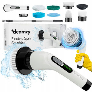 Cleamzy Elektryczna Szczotka Obrotowa do Czyszczenia BEZPRZEWODOWA MOP 9w1